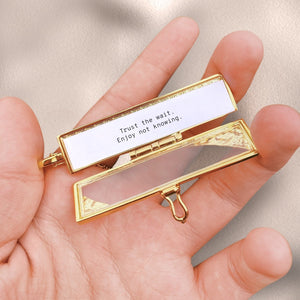 Turning Corners Fortune Locket - Gold